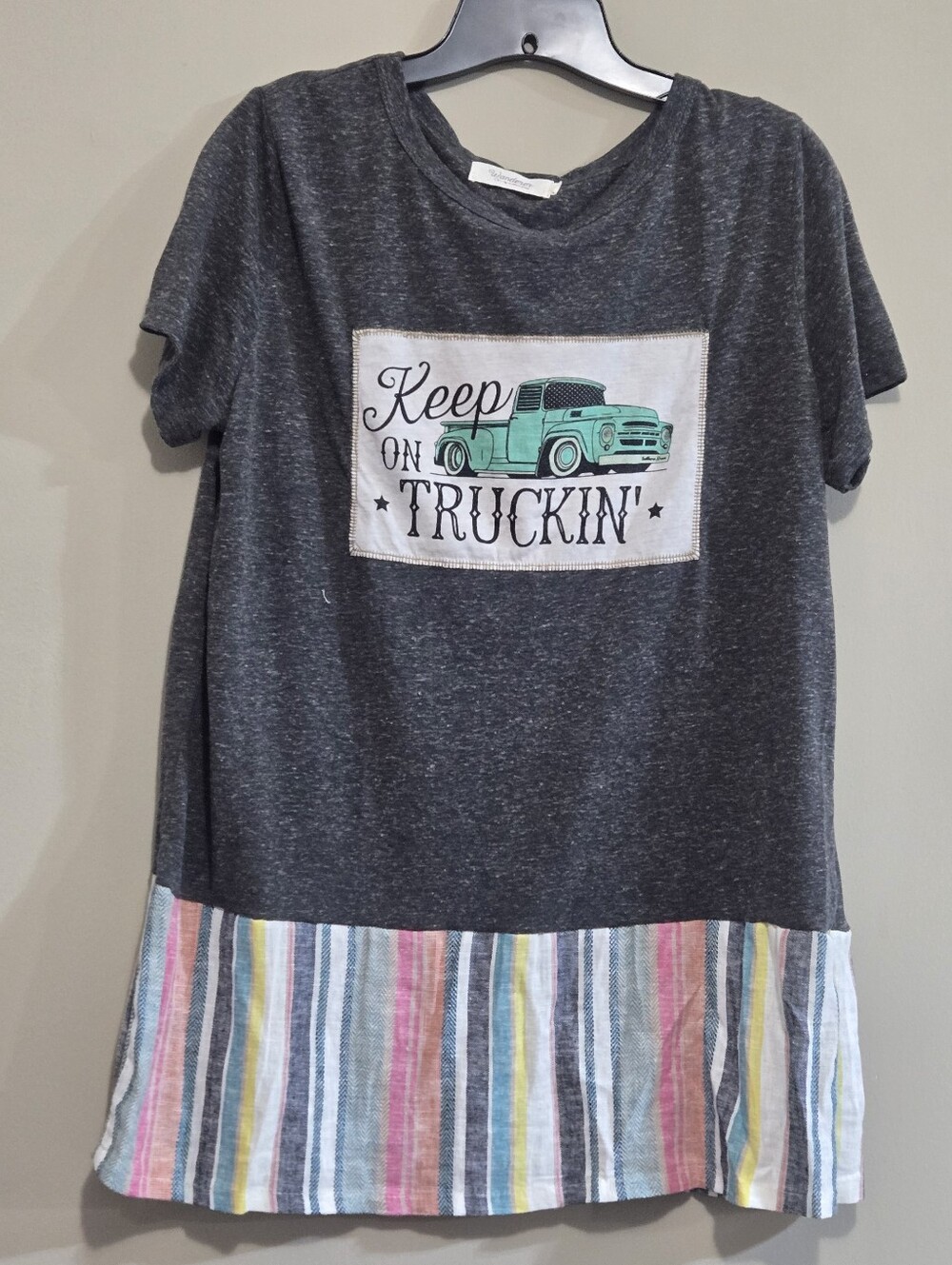 Upcycled vintage t-shirt dress
